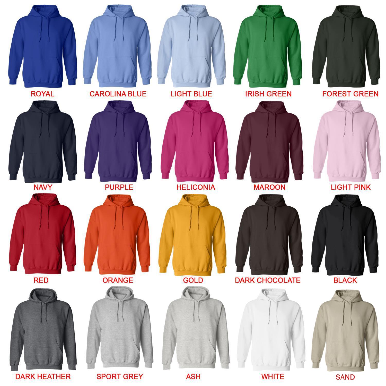 hoodie color chart - One Piece Shop