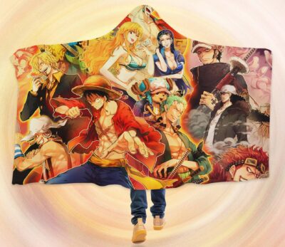 One Piece New Anime Hooded Blanket