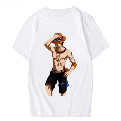 One Piece Cartoon Ace T-Shirt