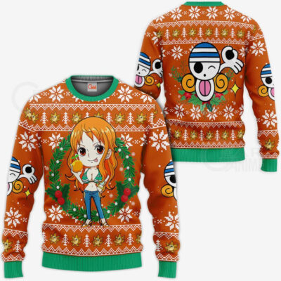 Nami One Piece Anime Xmas Ugly Christmas Sweater