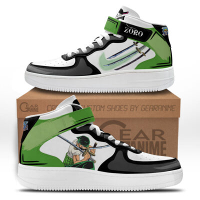 Zoro Sneakers Air Mid One Piece
