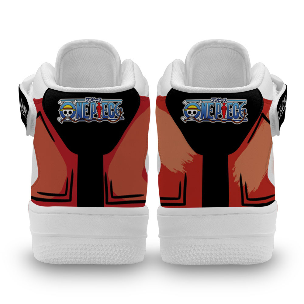 Ace and Luffy Sneakers Air Mid Custom - Image 3