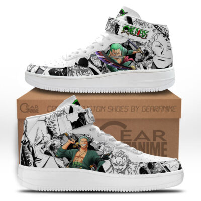 Roronoa Zoro Sneakers Air Mid One Piece