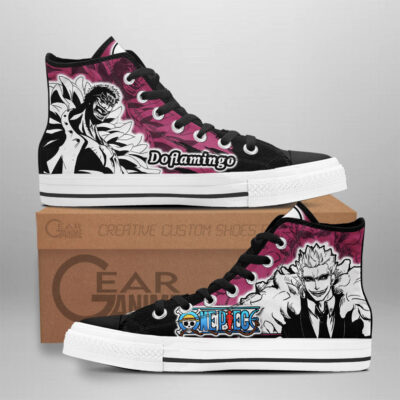 Donquixote Doflamingo High Top Shoes One Piece