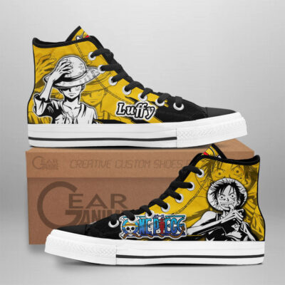 Luffy High Top Shoes