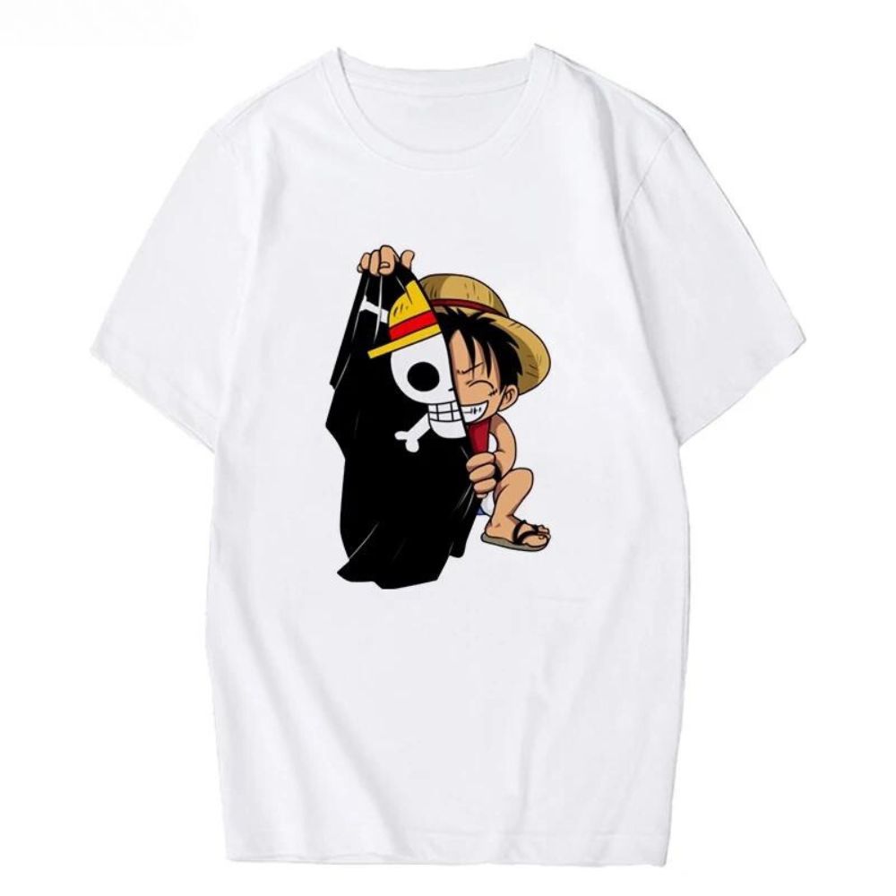 One Piece Cartoon Chibi Luffy T-Shirt