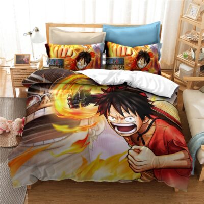 One Piece Monkey D Luffy Super Punch Bedding Set
