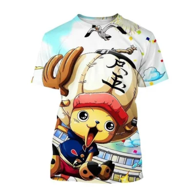 One Piece Summer Hot Chopper 3D T-Shirt