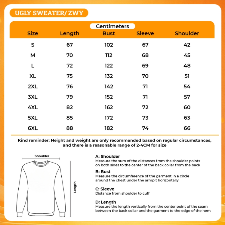 3D UGLY SWEATER - One Piece Shop