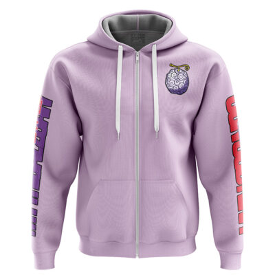 5th Gear Luffy One Piece Zip Hoodie Jacket