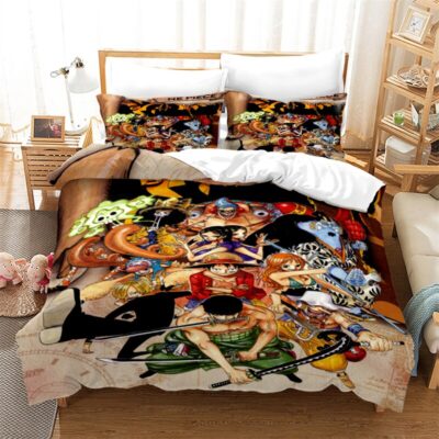 One Piece Manga Anime Design Bedding Set