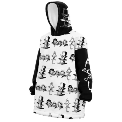 Ace Sabo Luffy One Piece Snug Oversized Blanket Hoodie