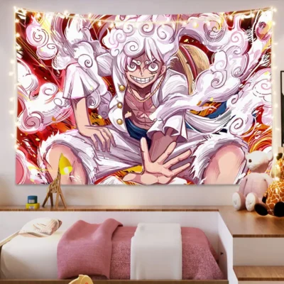 Cool Luffy One Piece Tapestry