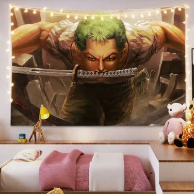 One Piece Roronoa Zoro Wall Hanging Tapestry