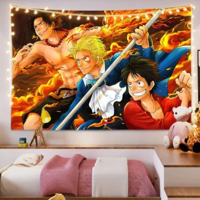 One Piece Colorful Tapestry