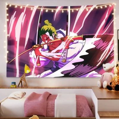 One Piece Zoro Home Decor Tapestry