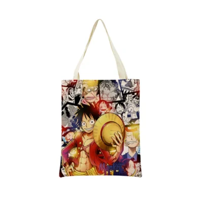 Luffy One Piece Art Print Tote Bag
