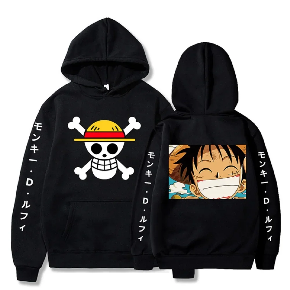 Anime One Piece Black Hoodie
