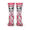 Doflamingo One Piece Socks BACK mockup - One Piece Shop