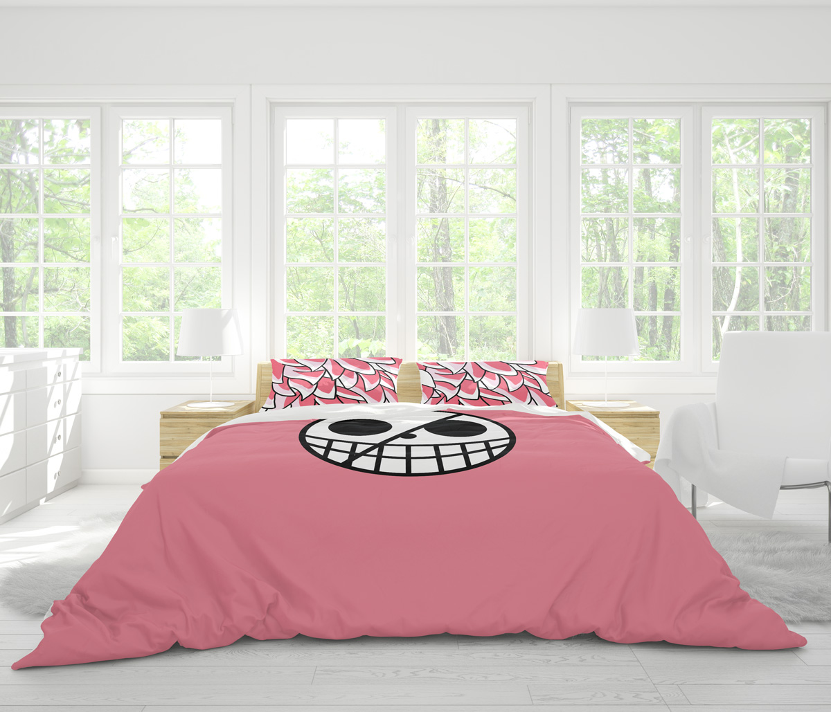 Doflamingo Pattern One Piece Bedding Set - Image 4