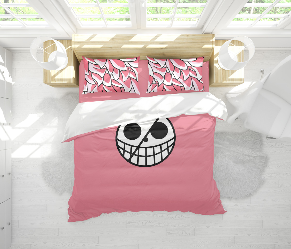 Doflamingo Pattern One Piece Bedding Set - Image 2