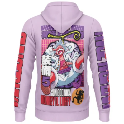 Gear 5th Luffy V2 One Piece Streetwear Lightweight Hoodie