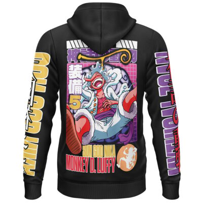 Gear 5th Luffy V3 One Piece Streetwear Lightweight Hoodie