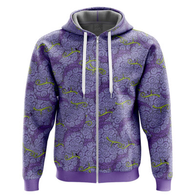 Gomu Gomu No Mi One Piece Zip Hoodie Jacket