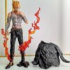 Hot 28cm One Piece Blood Sanji Figure Anime Collection Pvc Model Statue Thousand Sunny Zoro Luffy 2 - One Piece Shop
