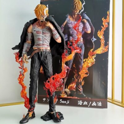 Hot 28cm One Piece Blood Sanji Figure