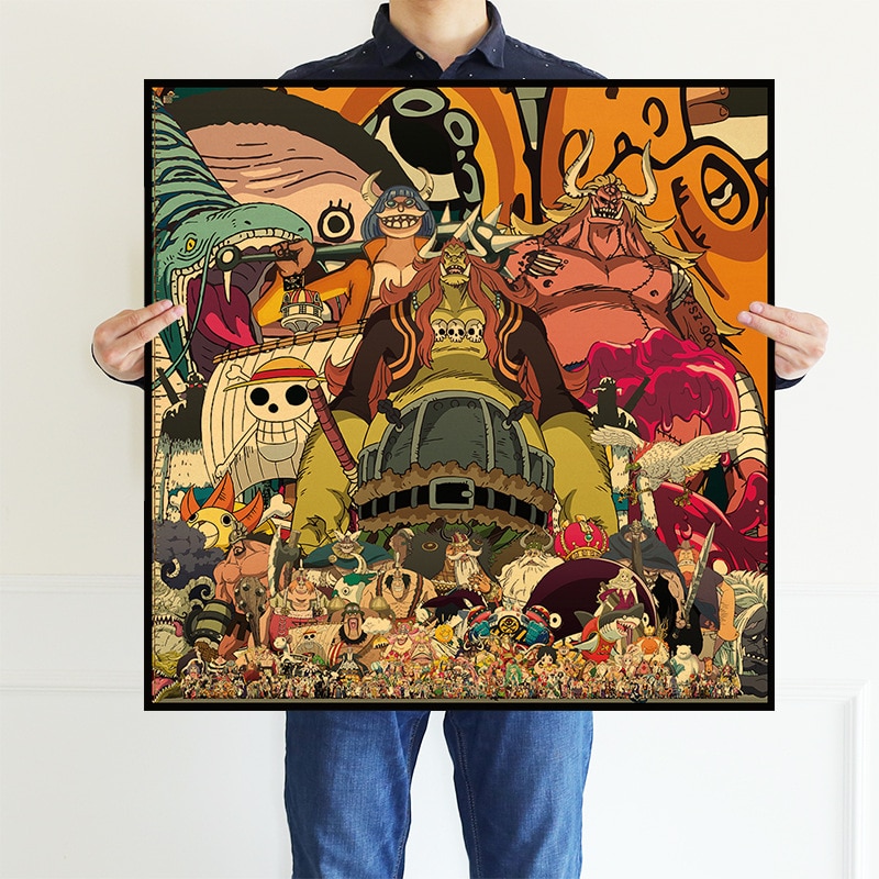 One Piece Character Collection Poster