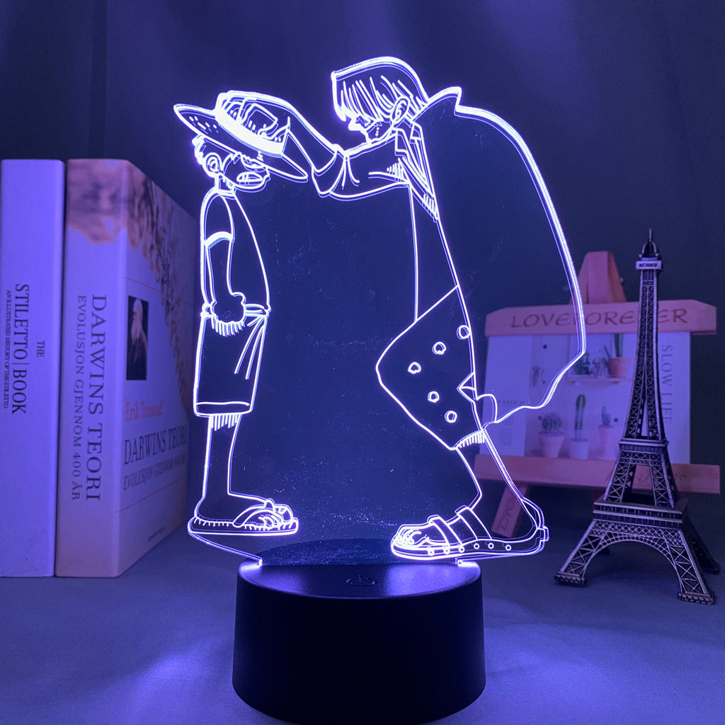 Luffy and Sanji Led Lamp
