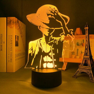 Luffy Straw Hat Led Lamp