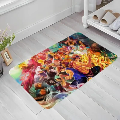 Colorful One Piece Bath Mat