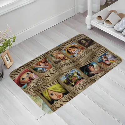 One Piece Wanted Bath Mat