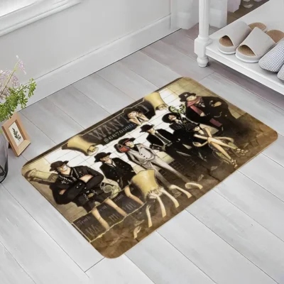 One Piece Retro Bath Mat