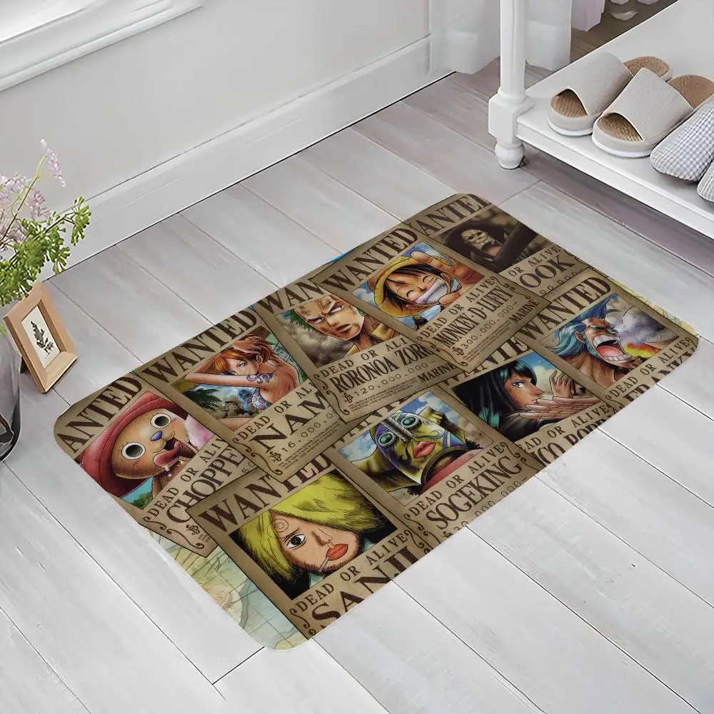 One Piece Wanted Bath Mat