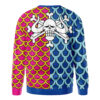 Kaido Pattern One Piece Sweatshirt BACK mockup 1 - One Piece Shop