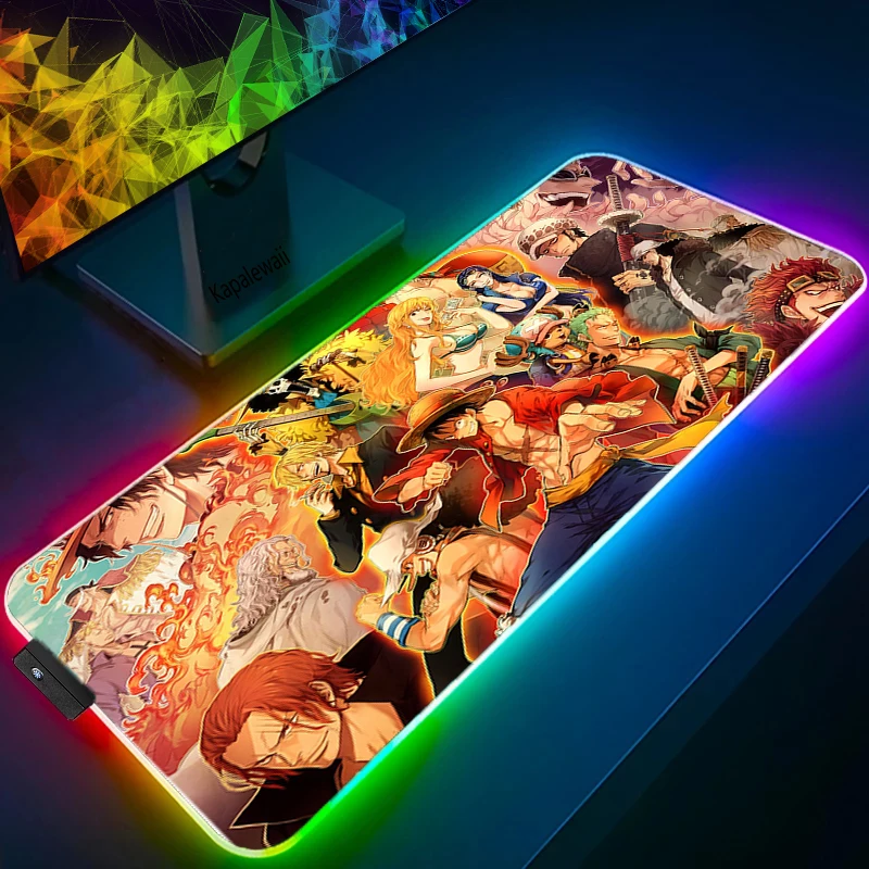One Piece RGB Mouse Pad