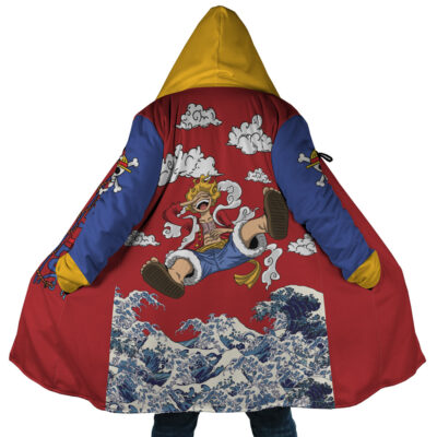 Monkey D Luffy Gear 5 Sea Wave One Piece Dream Cloak Coat
