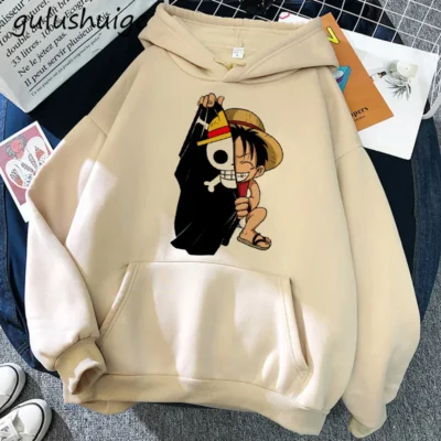 Manga One Piece Chibi Luffy Hoodie