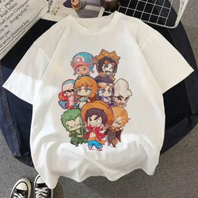 One Piece Chibi Characters T-Shirt