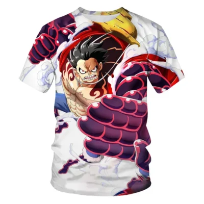 Anime One Piece Purple 3D T-Shirt