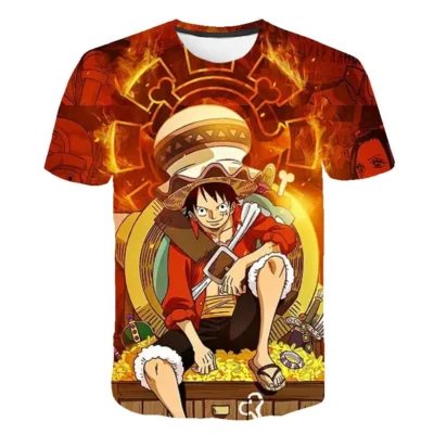 Anime One Piece Luffy 3D T-Shirt