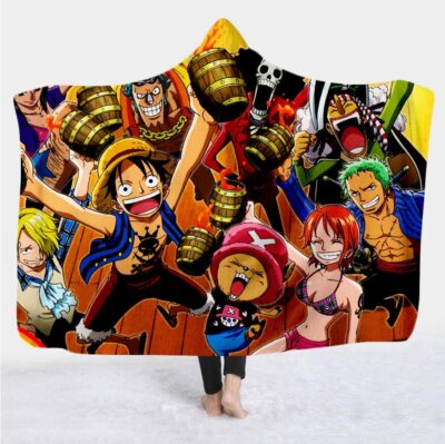 One Piece Celebrating Wearable Hooded Blanket