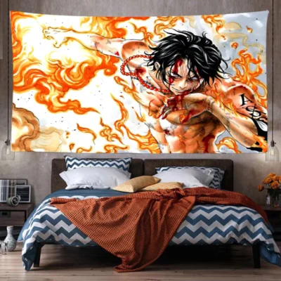 One Piece Portgas D. Ace Tapestry
