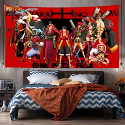 One Piece Red Tapestry