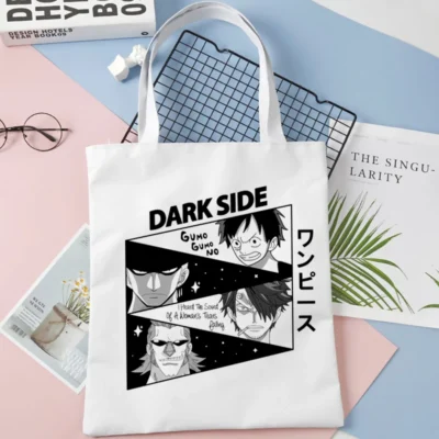 Darkside One Piece White Tote Bag