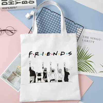 Friends One Piece White Basic Tote Bag