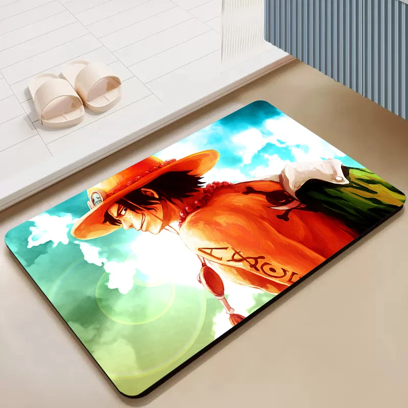 Portgas D. Ace One Piece Bath Mat